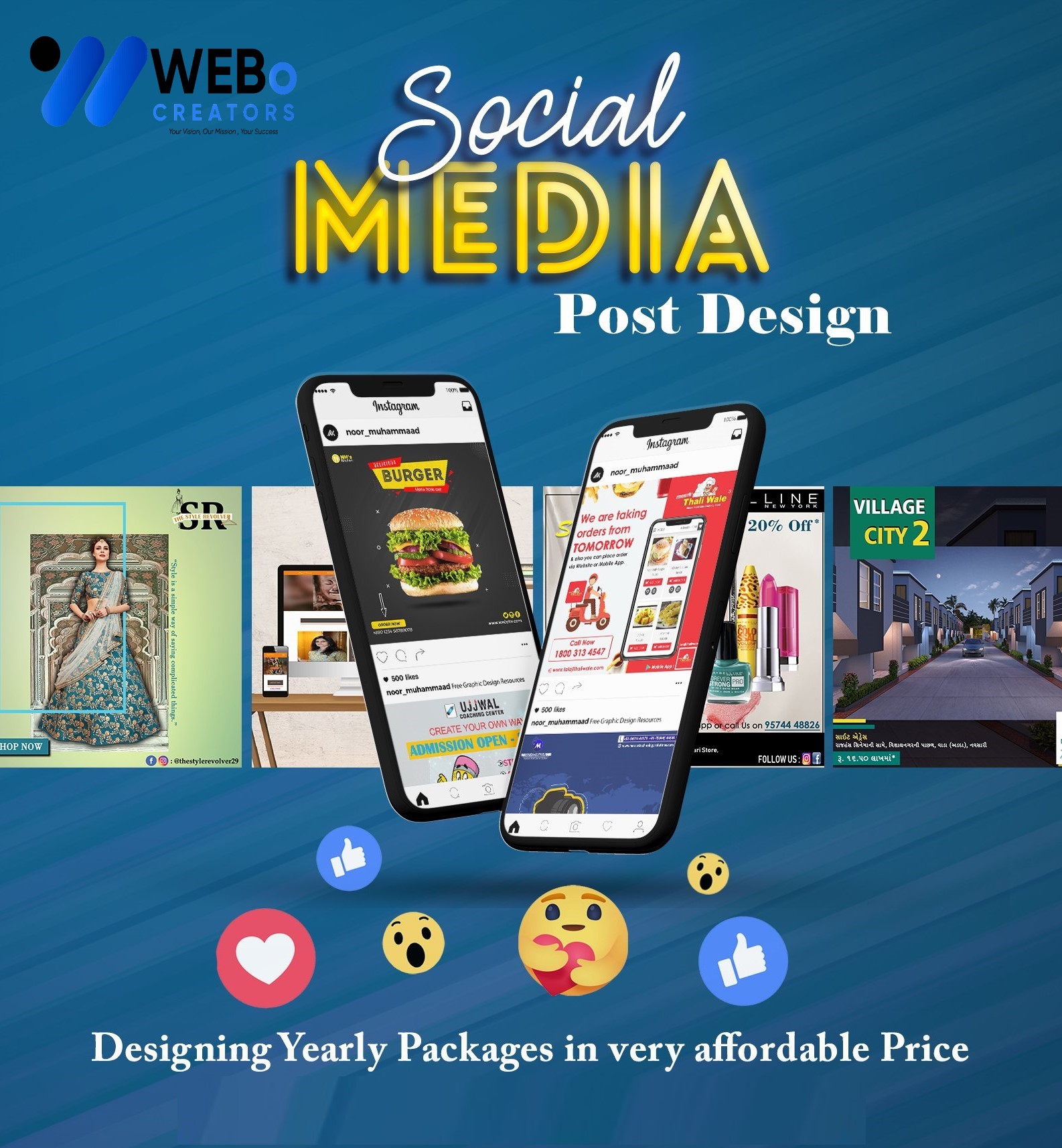 Social Media Post Design Services in Glasgow, Uk for Businesses and Brands